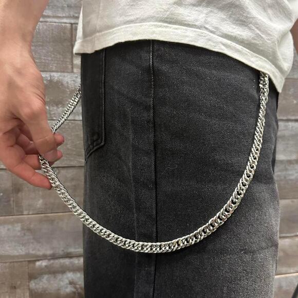 Y2k style metal grunge wallet WMNS - Picture 1 of 4